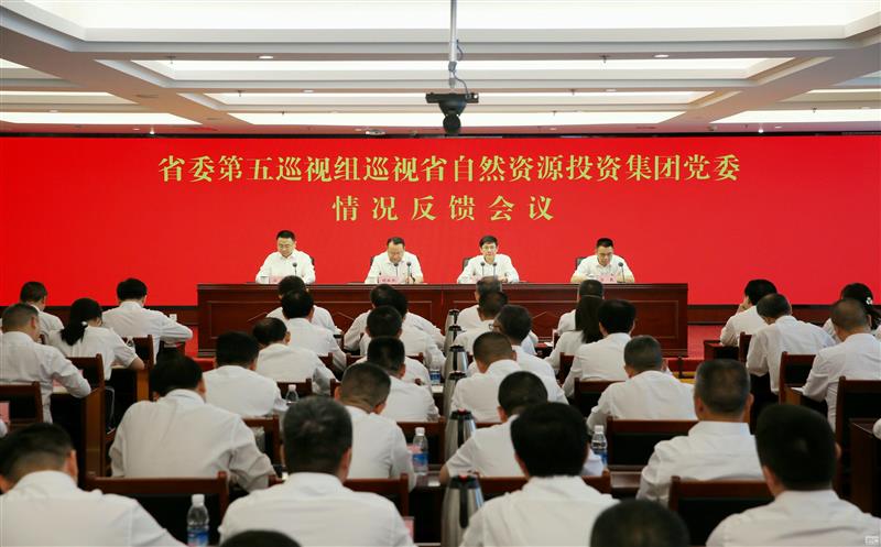 中共四川省委第五巡视组向省自然尊时凯龙投资集团党委反馈巡视情形
